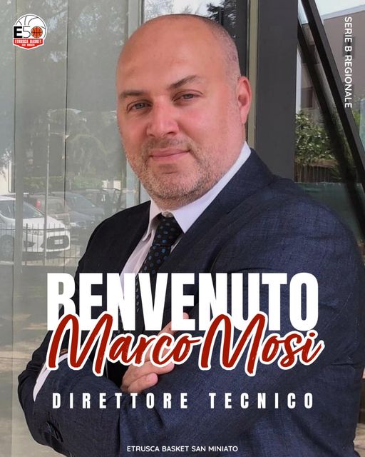 MARCO MOSI SARÀ IL NUOVO DIRETTORE TECNICO DELL’ETRUSCA SAN MINIATO