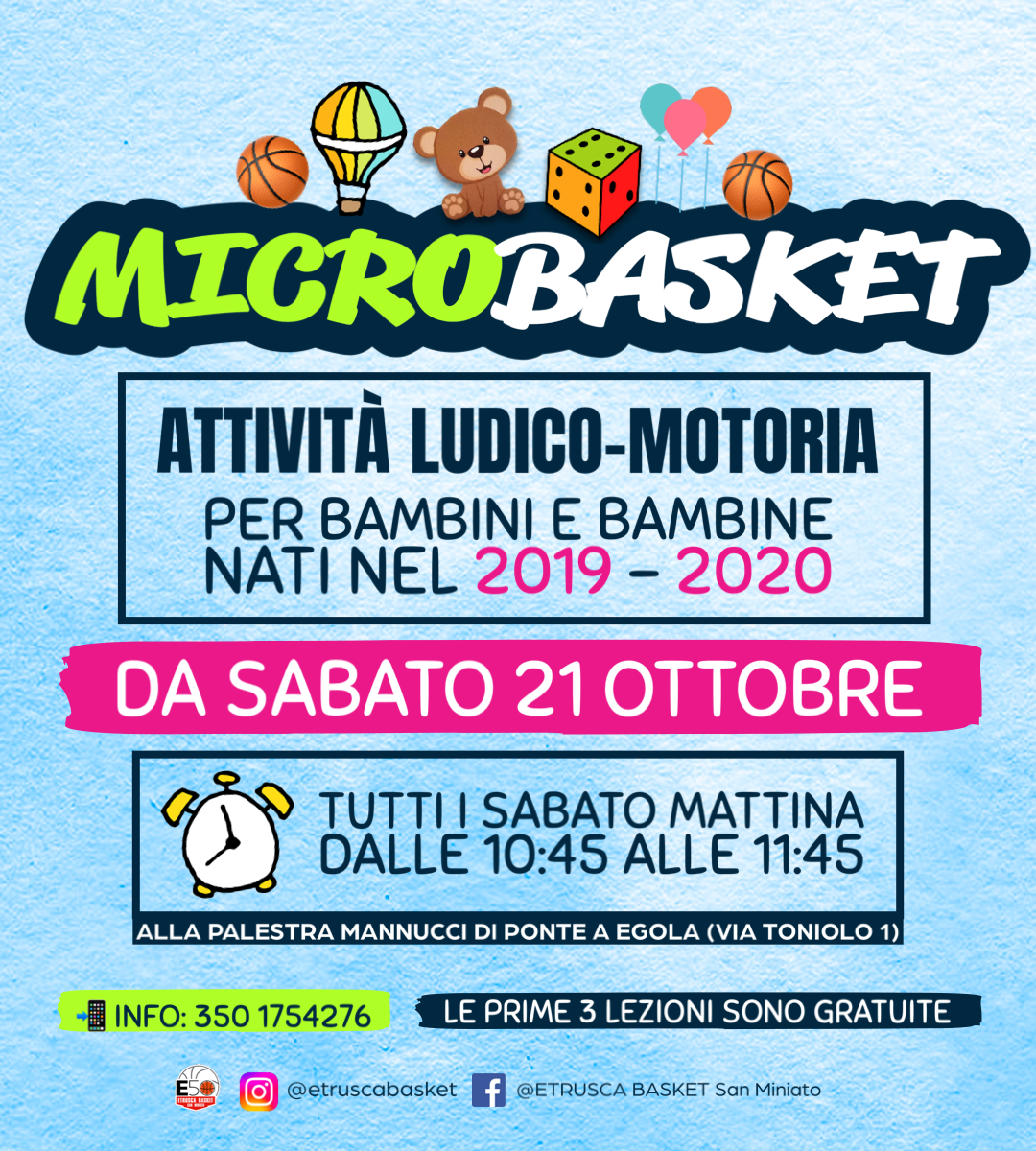 A GRANDE RICHIESTA TORNA IL MICRO-BASKET!!!