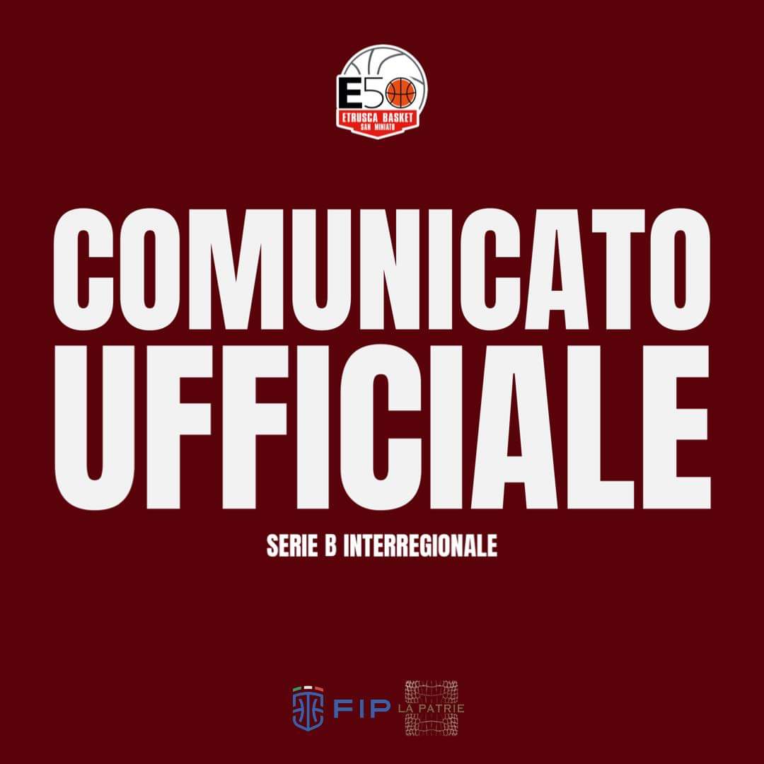 +++ COMUNICATO UFFICIALE +++