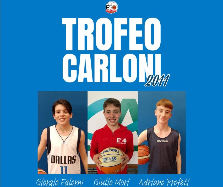 MORI, FALORNI E PROFETI CONVOCATI PER IL TROFEO CARLONI