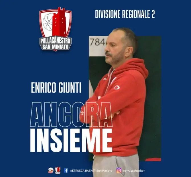 COACH GIUNTI E SAN MINIATO: IL MATRIMONIO CONTINUA