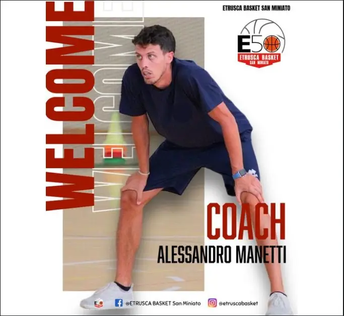 ALESSANDRO MANETTI ENTRA A FAR PARTE DELLO STAFF TECNICO BIANCOROSSO