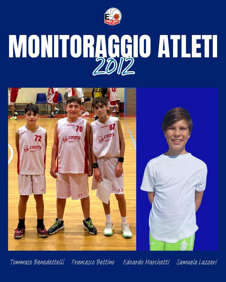 MONITORAGGIO SELEZIONE REGIONALE MASCHILE 2012