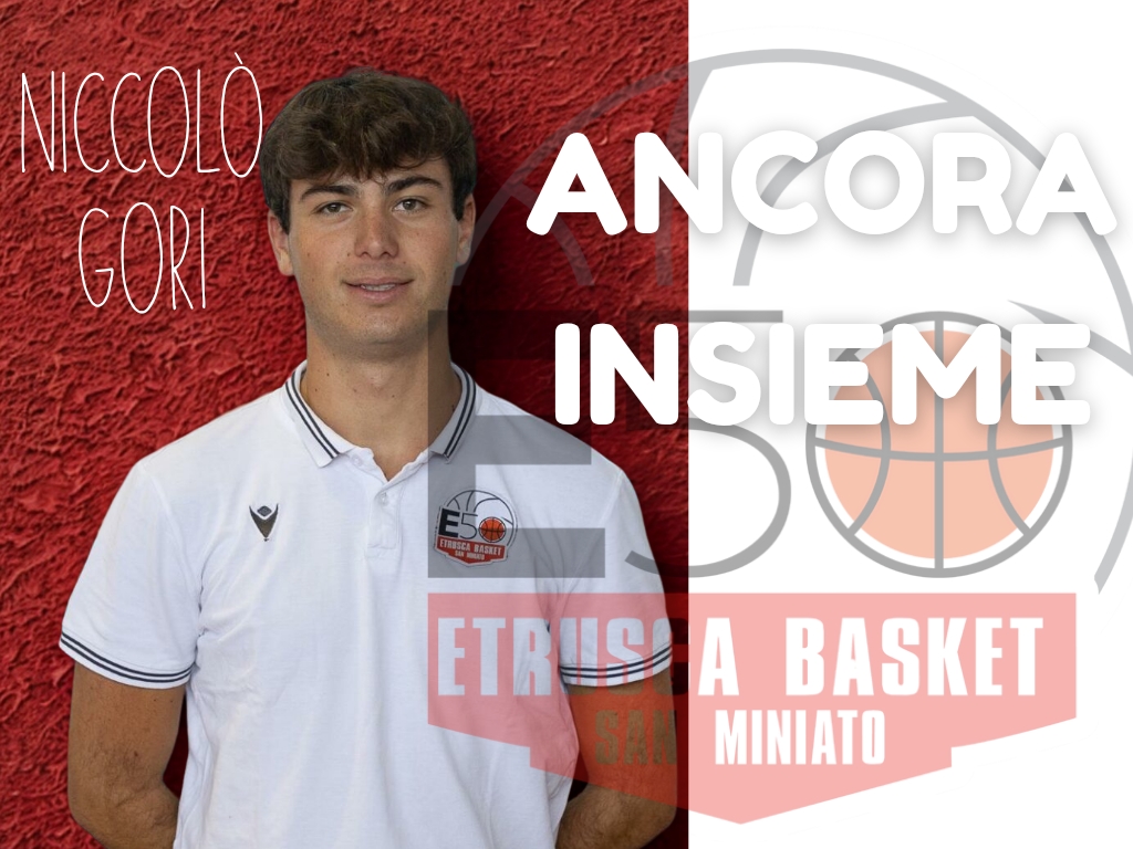 COACH NICCOLÒ GORI RESTA IN BIANCOROSSO