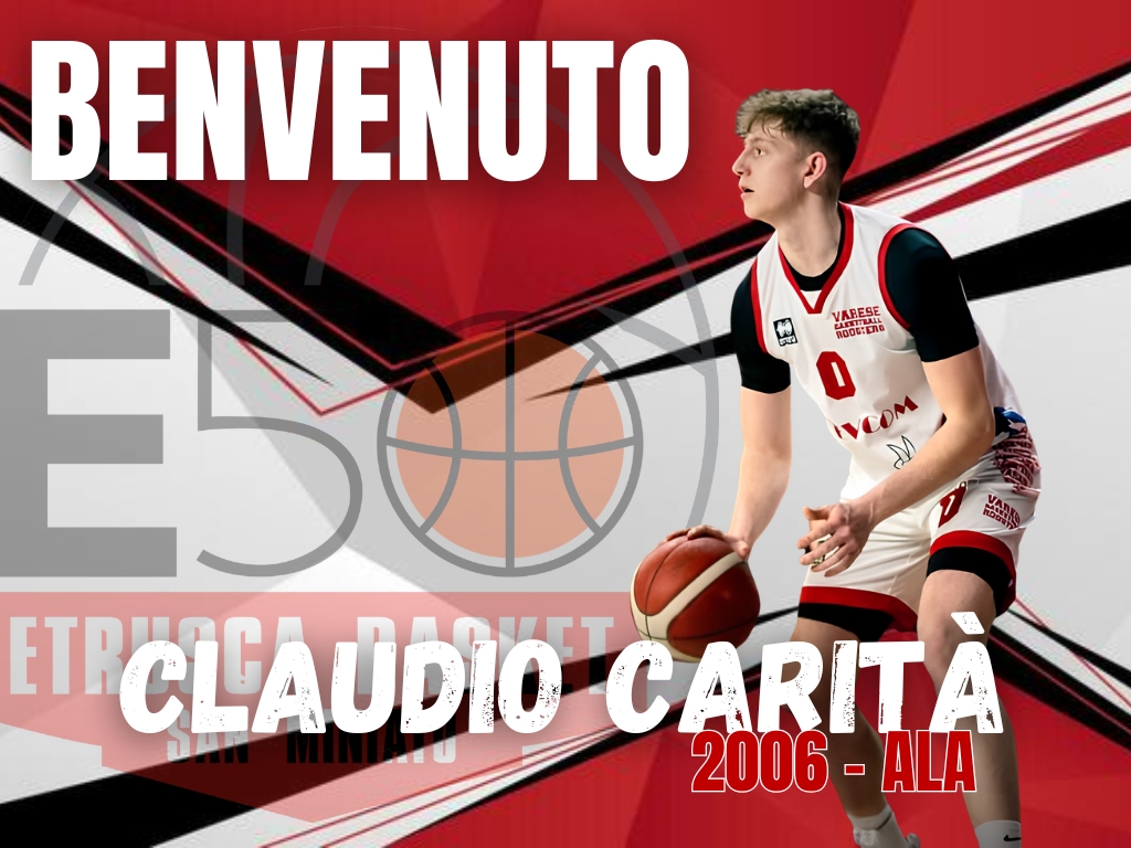 CLAUDIO CARITÀ È UN NUOVO GIOCATORE BIANCOROSSO