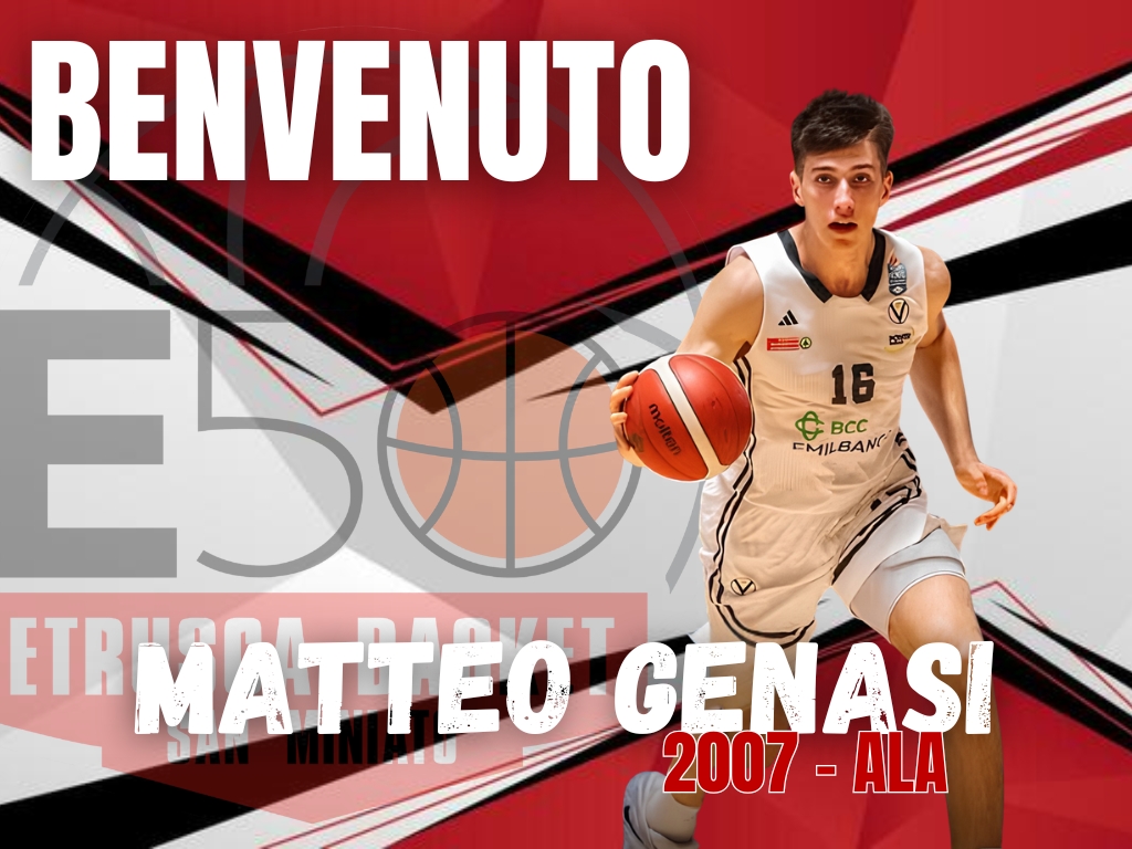 MATTEO GENASI È UN NUOVO GIOCATORE BIANCOROSSO